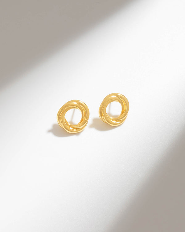 Aretes lazo entorchados