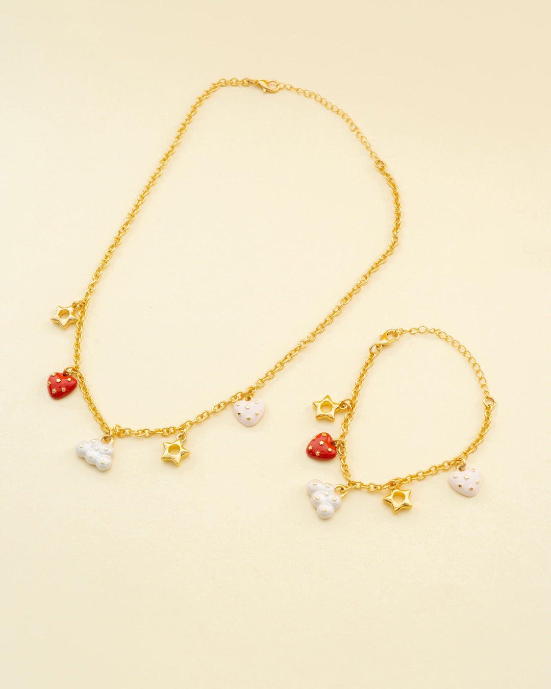 Collar Multicharms Nube
