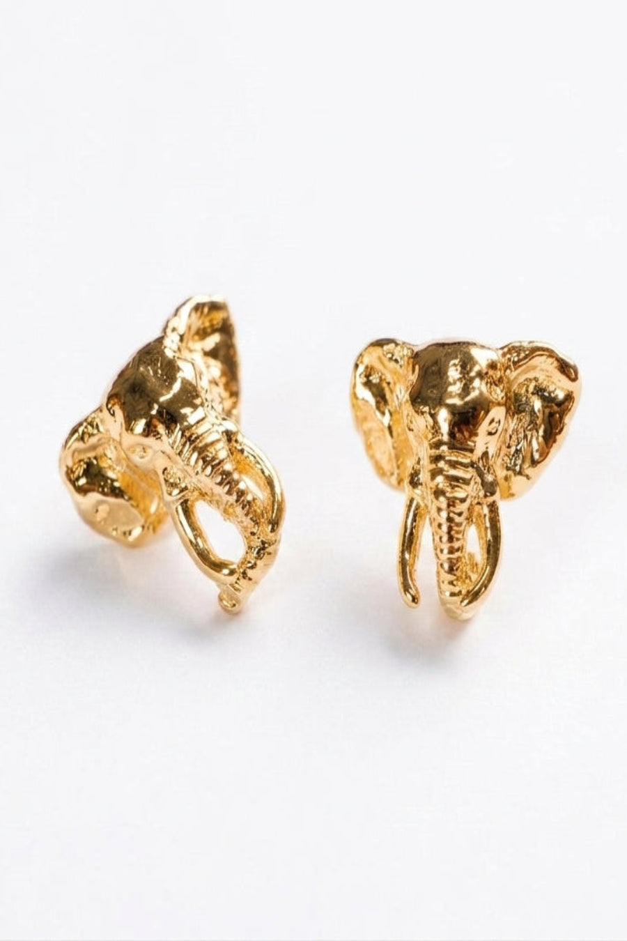 Aretes elefante dorados