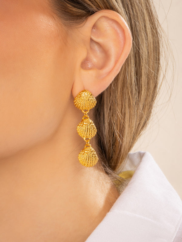 Maxi Aretes Concha Largo