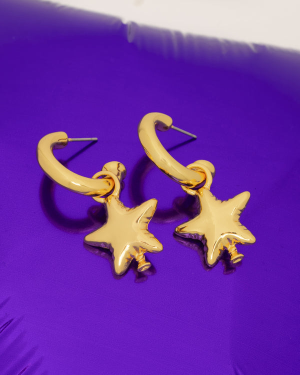 Dijes De Globo Maxi Estrella gold para Candonga Maxi By Jose Y Cami