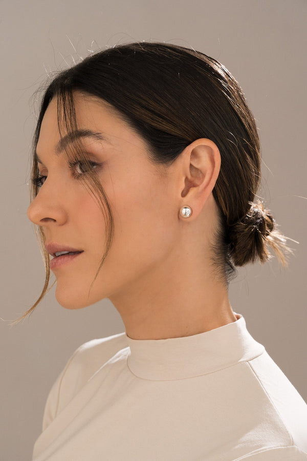 Aretes Bola Mini silver
