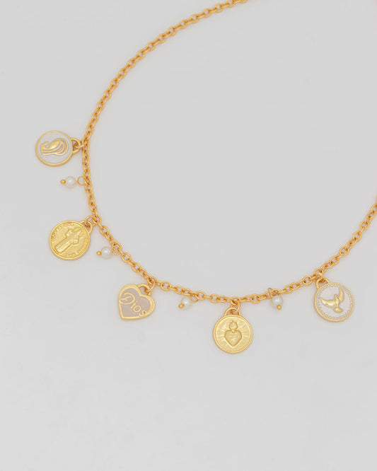 Collar Multicharms Religioso