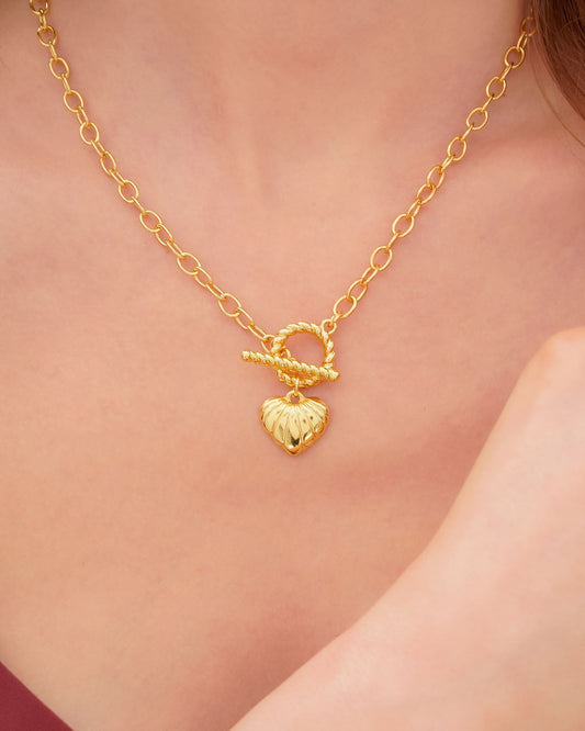 Collar Broche Corazón