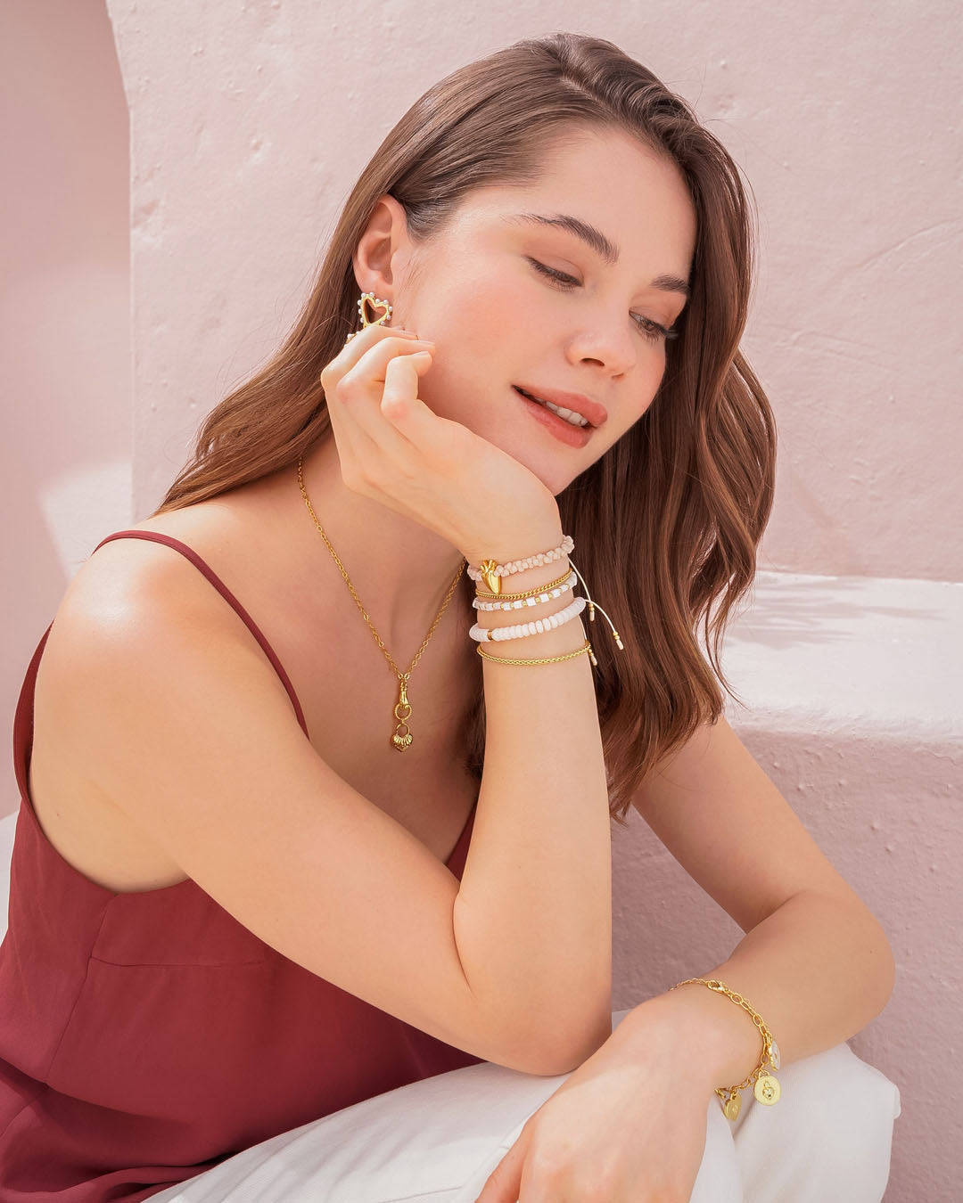 Set X3 Pulseras Corazón Anatómico
