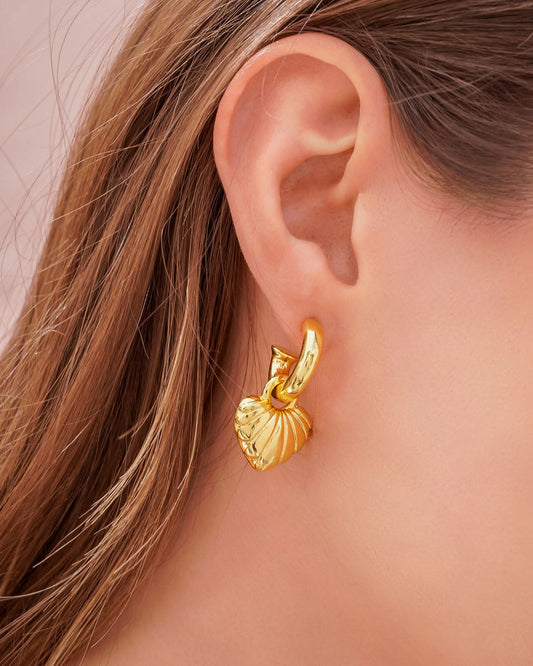 Aretes 2 en 1 Corazón