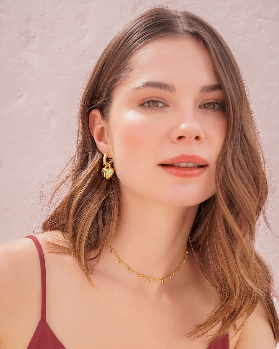 Aretes 2 en 1 Corazón