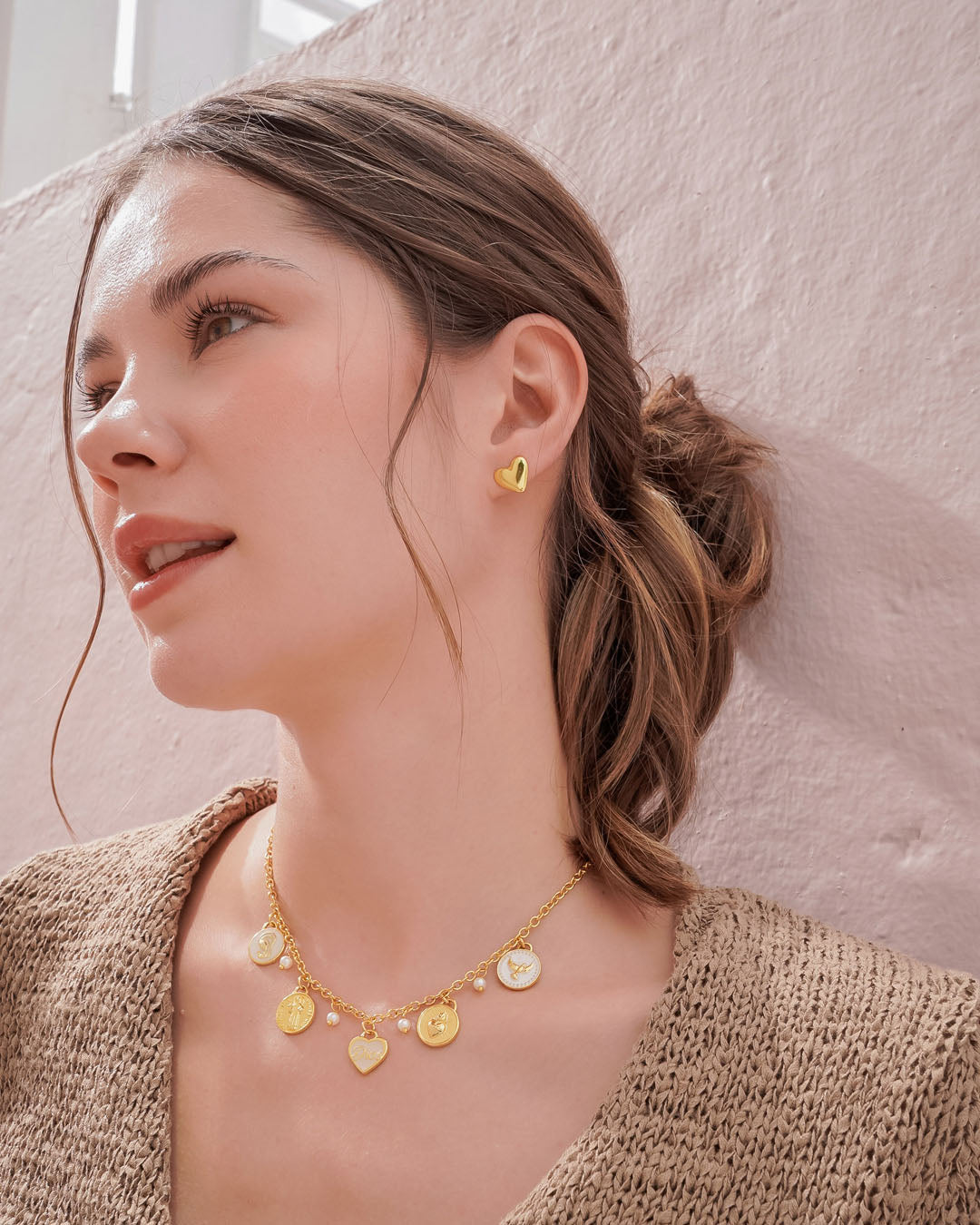 Collar Multicharms Religioso