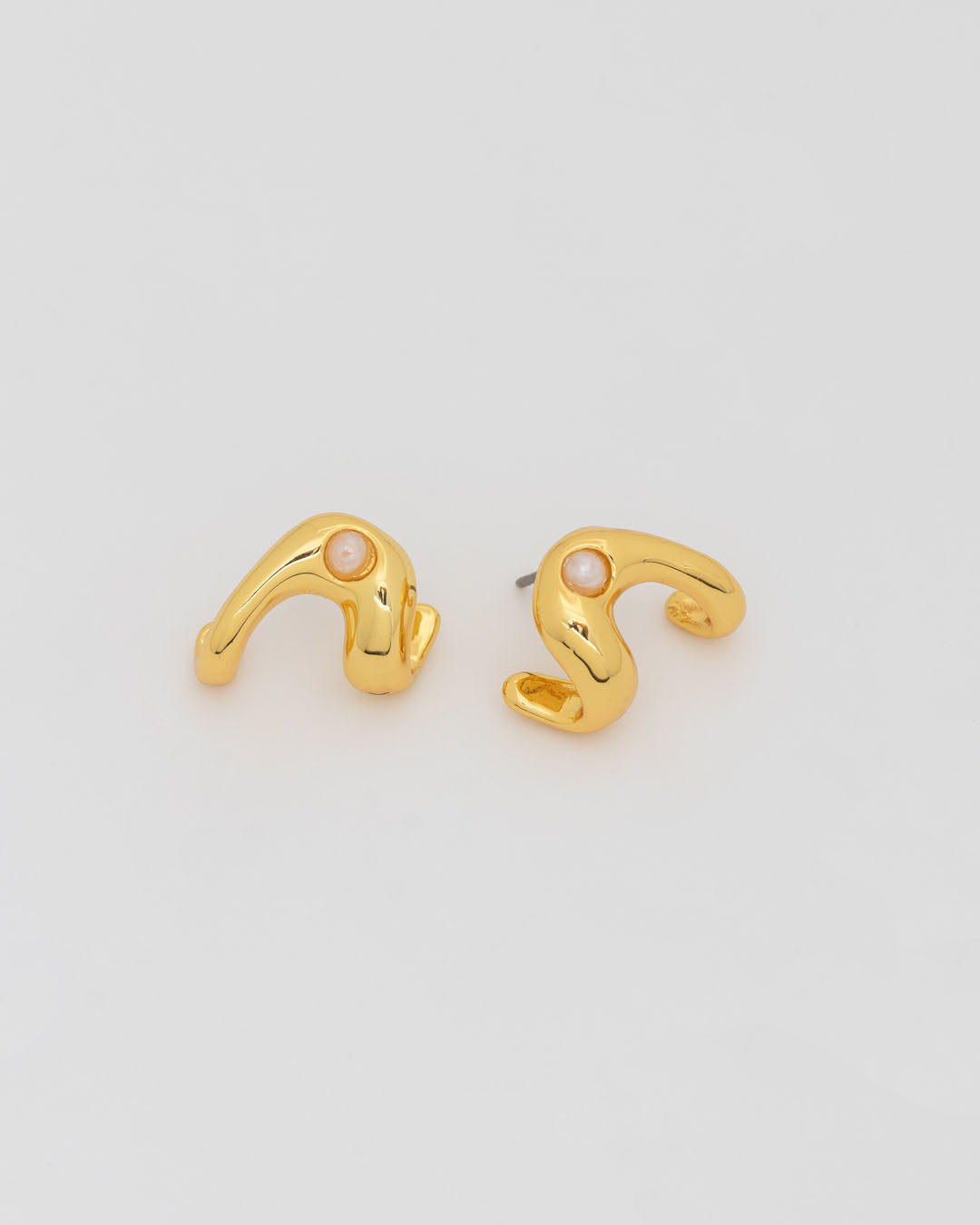 Aretes Amorfos Perla