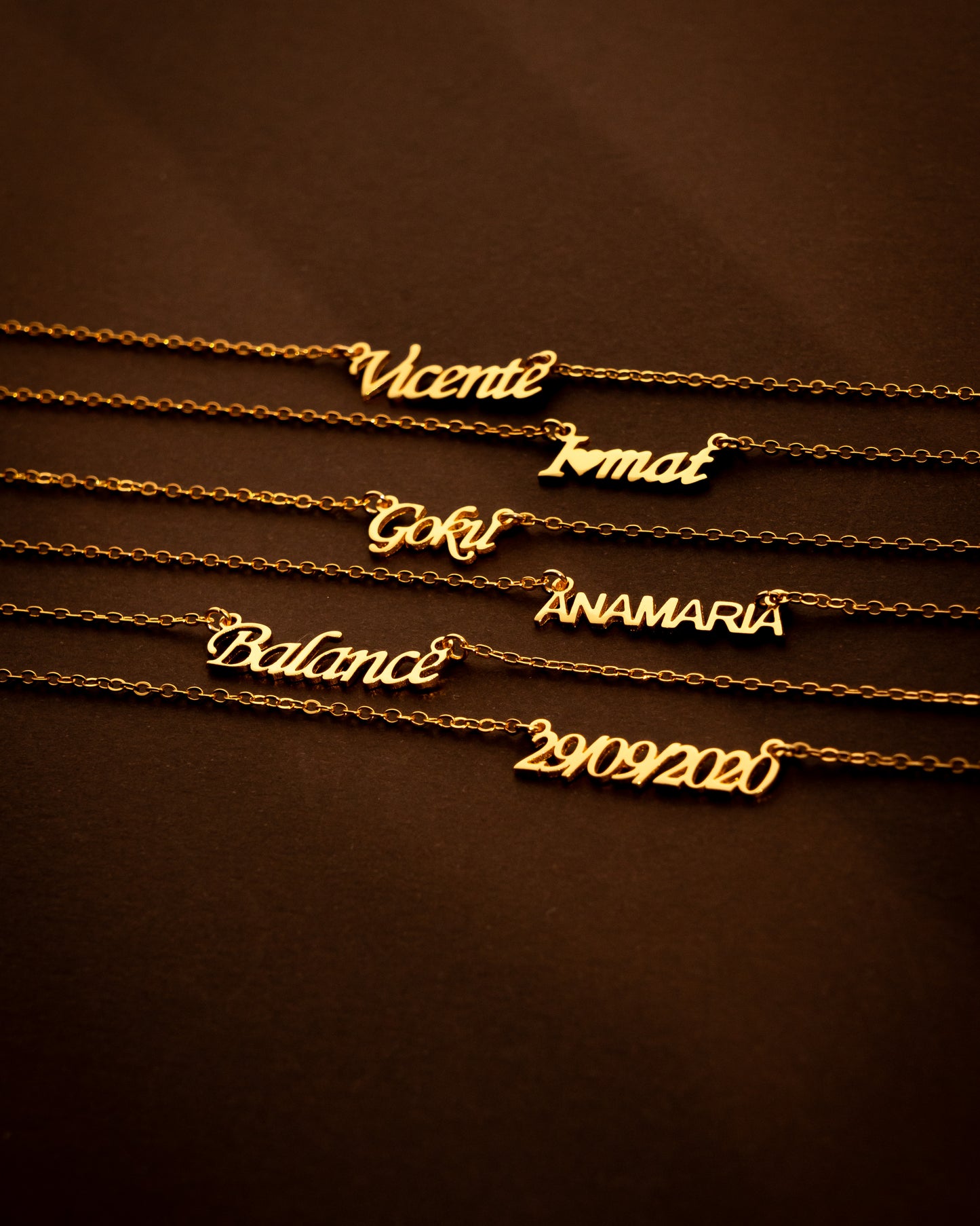 Collar de nombre personalizable