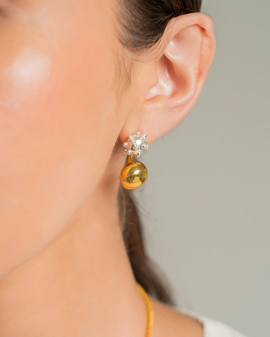 Aretes 2 En 1 Dots
