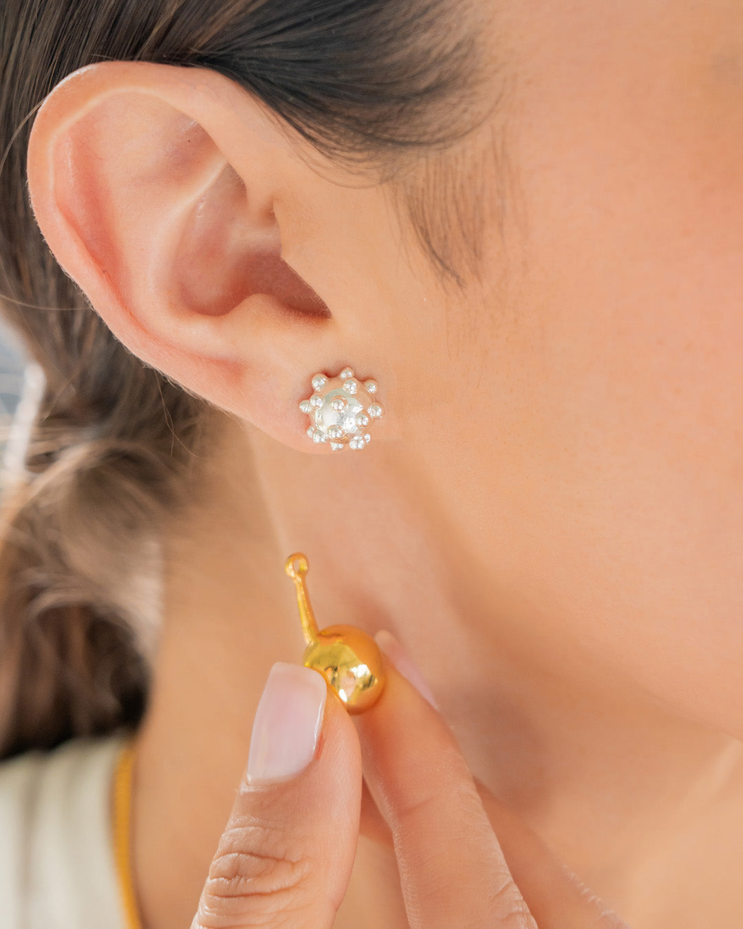 Aretes 2 En 1 Dots