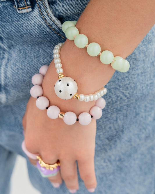 Set X3 Puleras Multi Dots