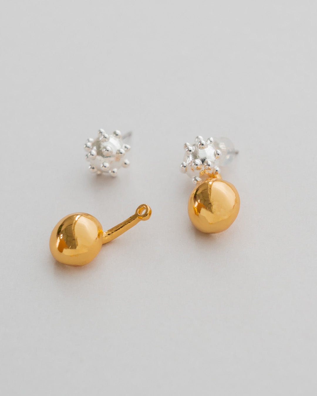 Aretes 2 En 1 Dots