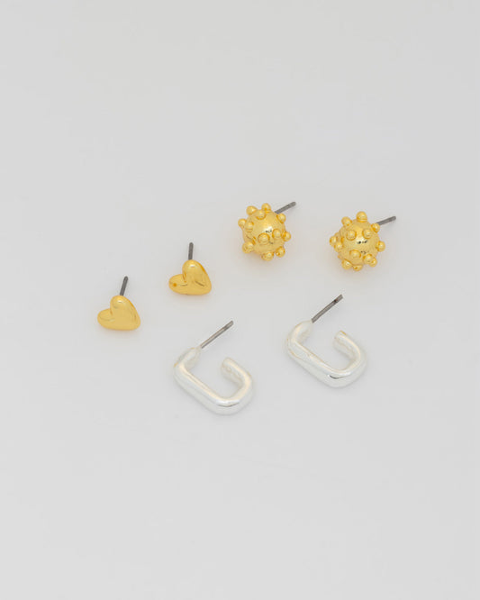 Set X3 Aretes Multi Dots