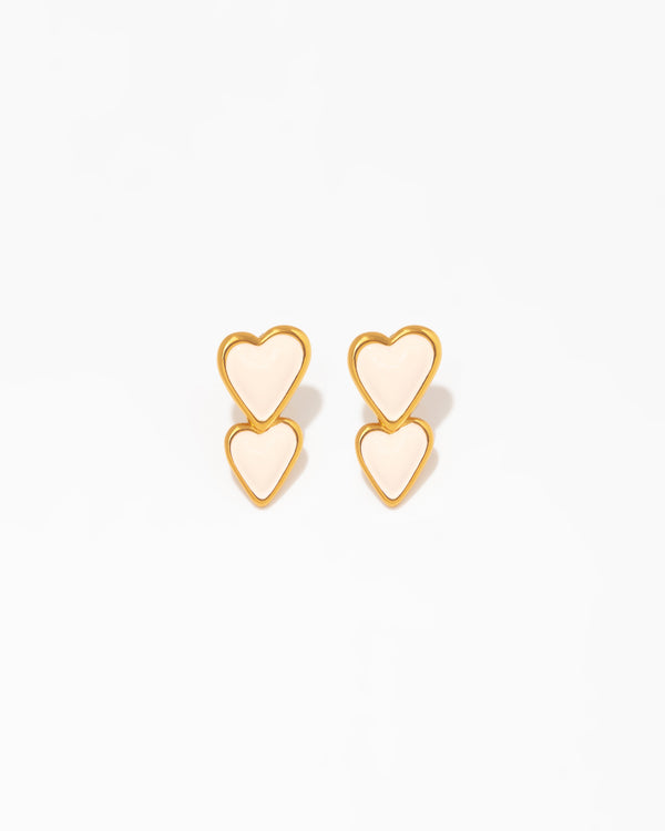 Aretes Corazón Duo