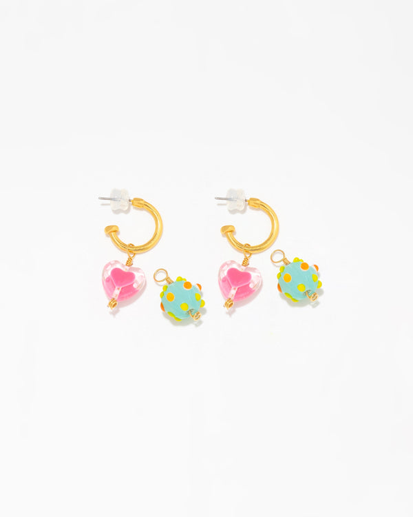 Aretes 3 en 1 Cristal