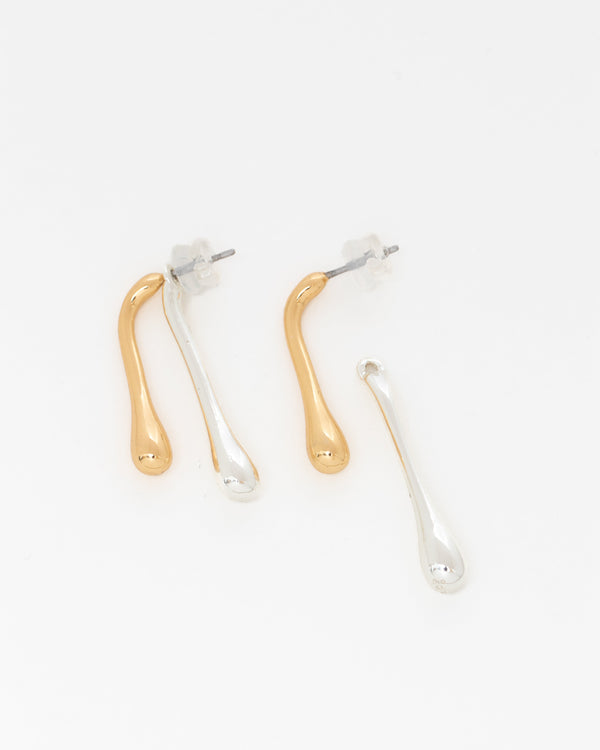 Aretes 2 En 1 Gota