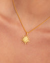 Set Collar + Aretes Sol
