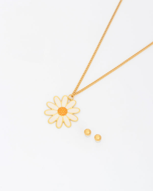Collar Maxi Margarita + Aretes
