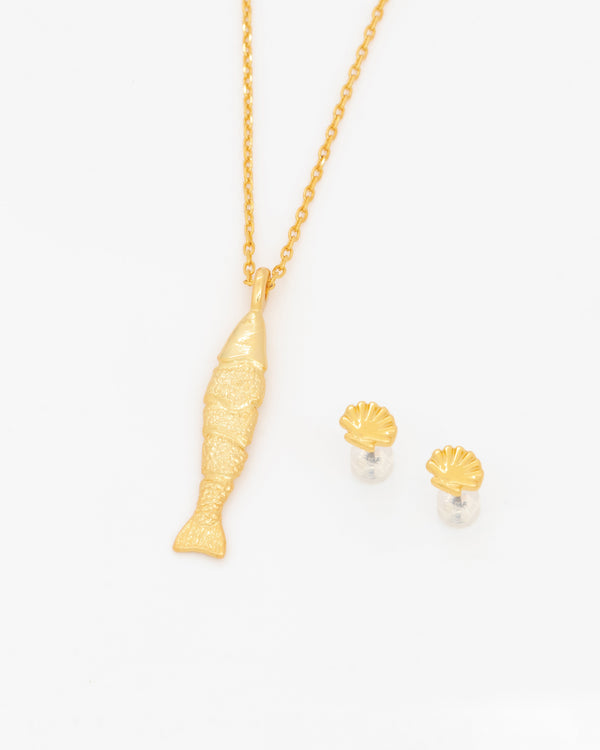 Collar Pez + Aretes