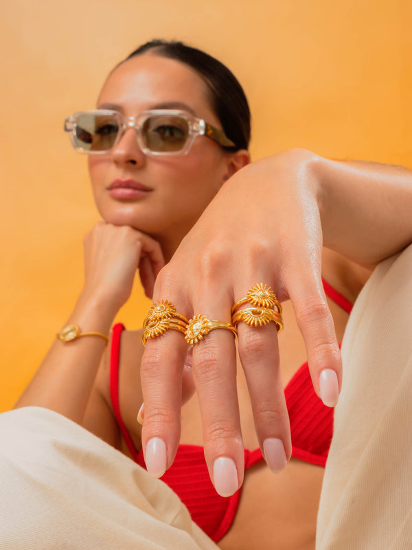 Anillo Sol Cara