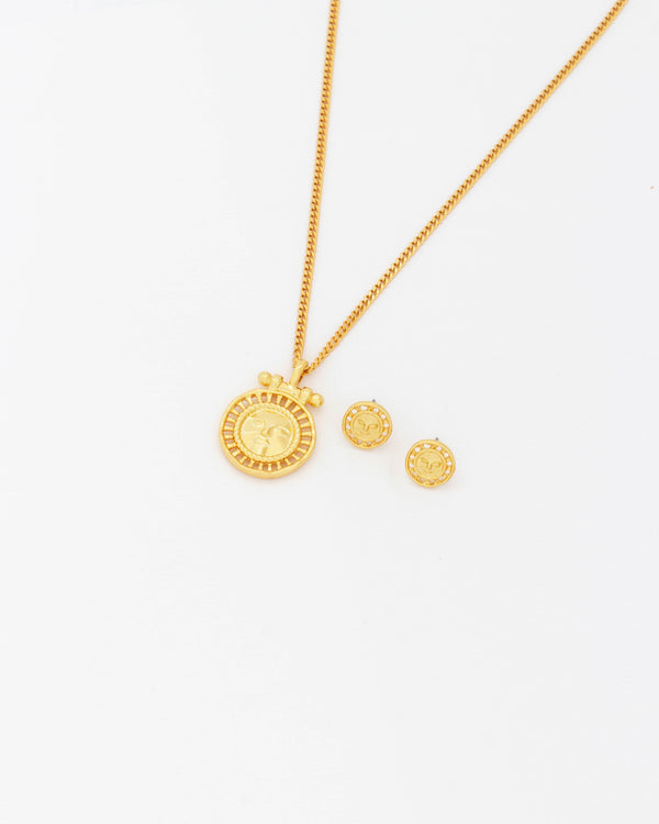 Set Collar + Aretes Cara