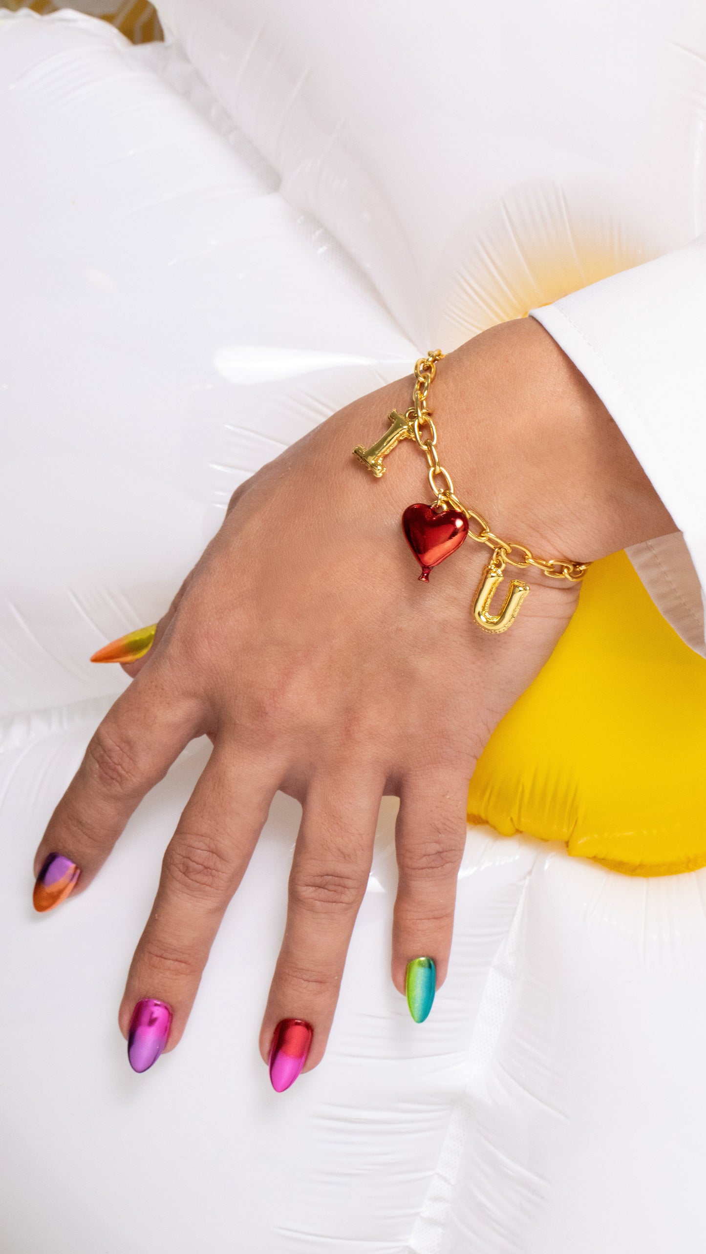 Pulsera Multicharms Letras Globo By Jose Y Cami