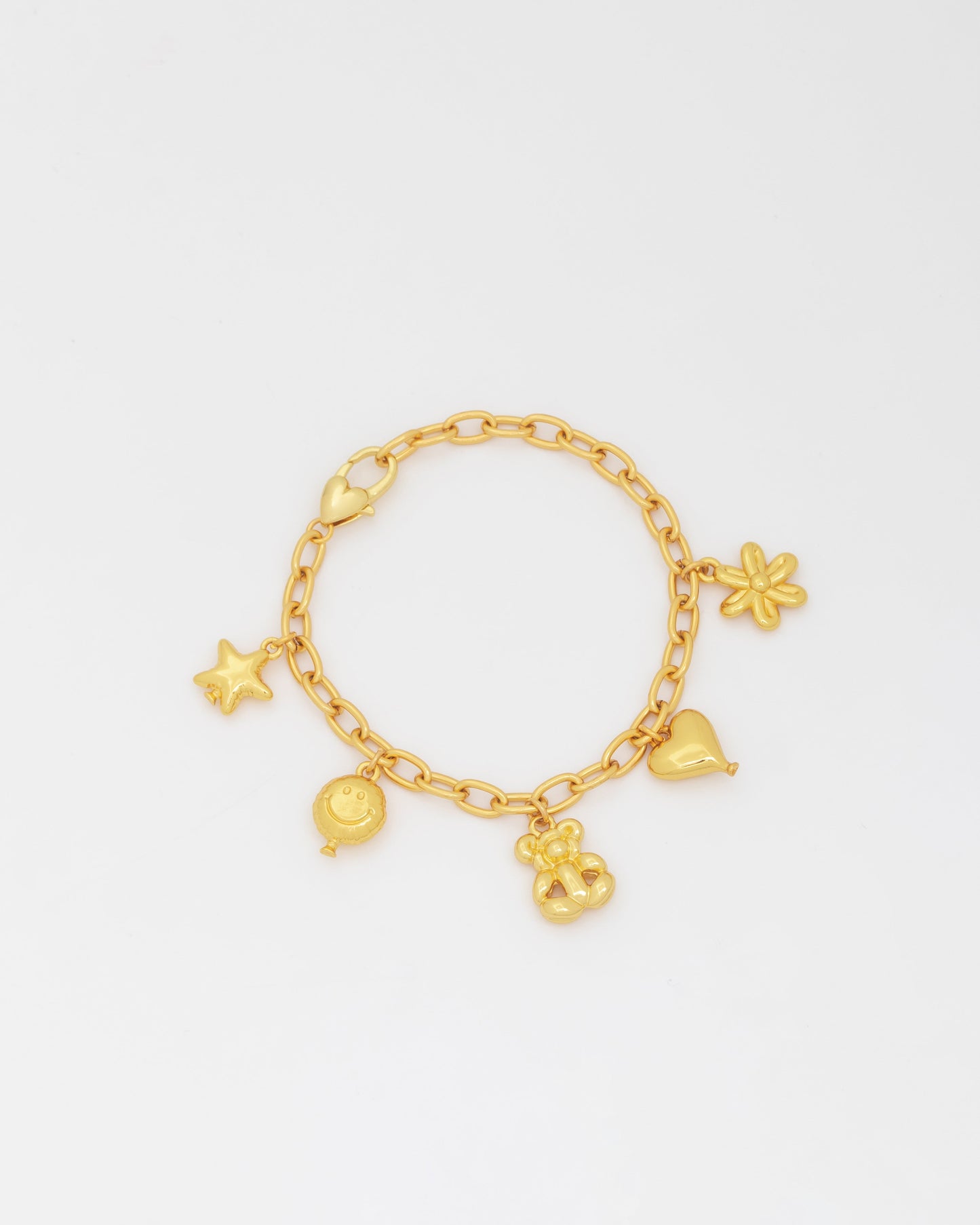 Pulsera Multicharms Figuras Globo dorado By Jose Y Cami