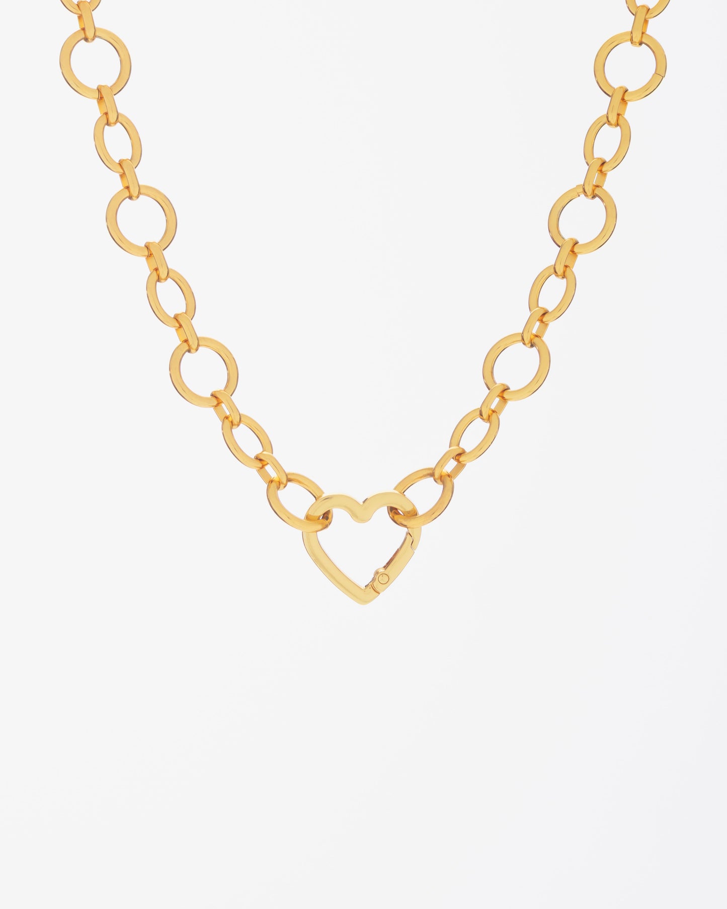 Choker Broche Corazón dorado By Jose Y Cami