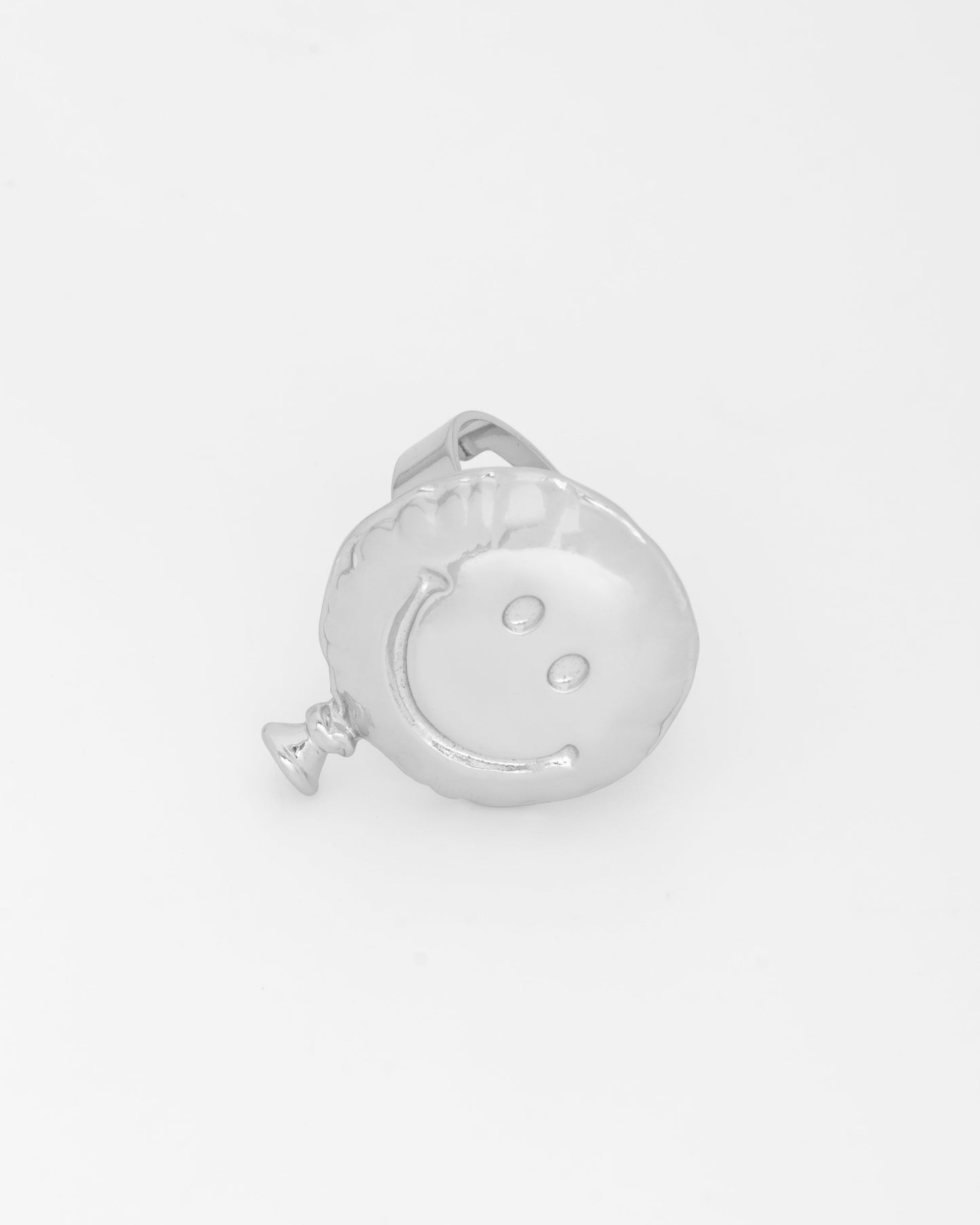Anillo Carita Feliz Globo plata By Jose Y Cami