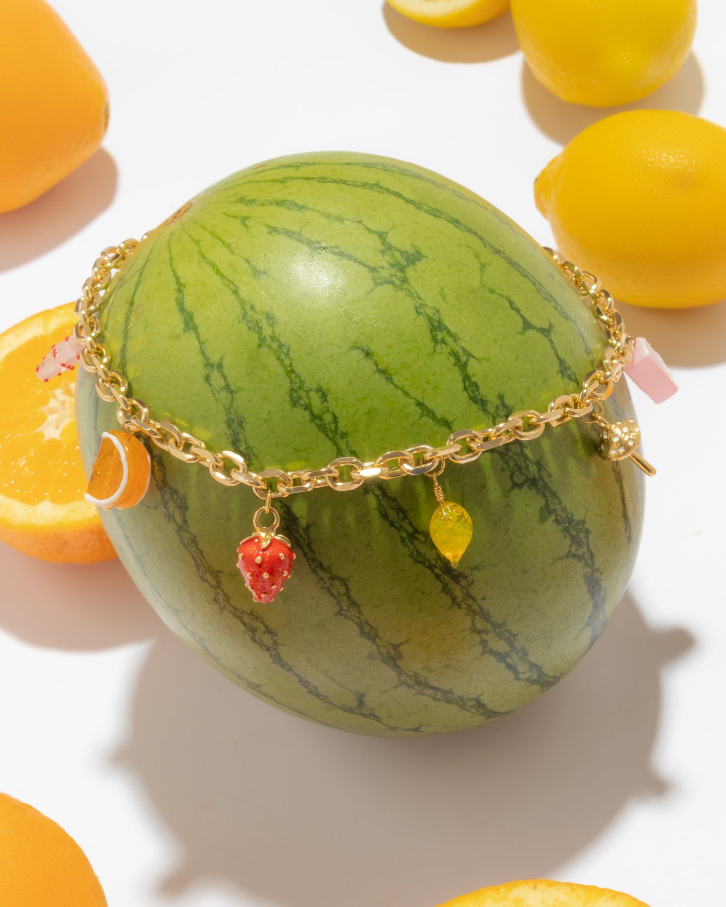 Bag Charm Cadena Frutas