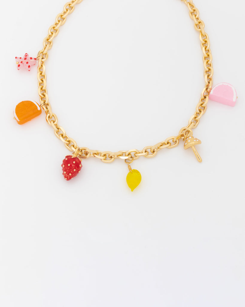 Bag Charm Cadena Frutas