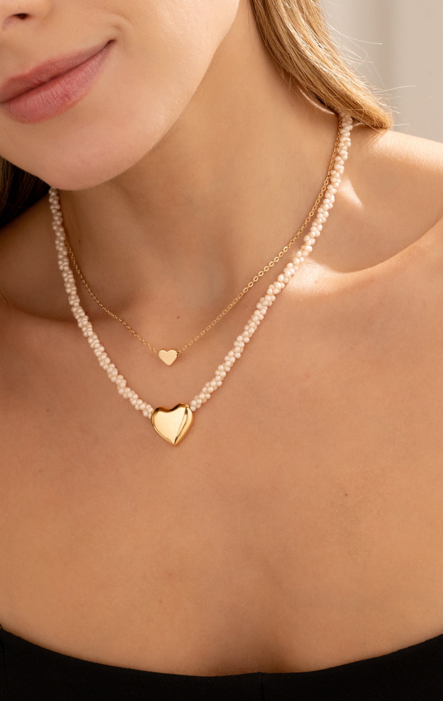 Set X2 Collares Corazón