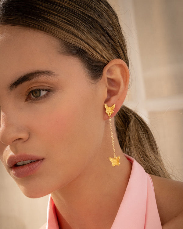 Arete Mariposa Cadena