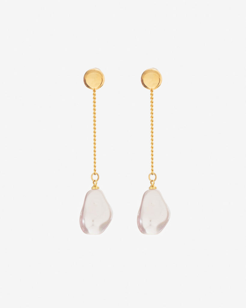 Arete 2 En 1 Perla Amorfa