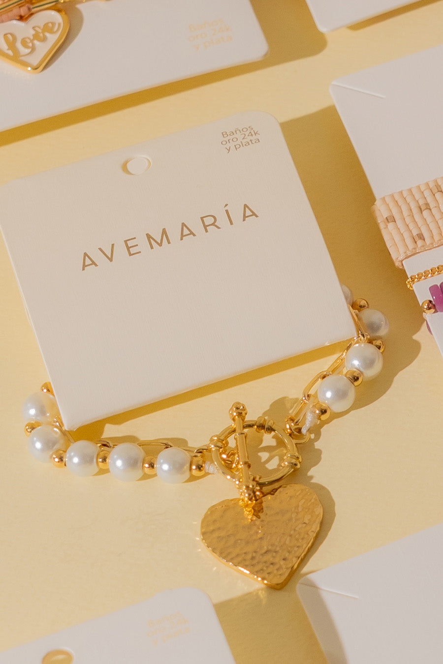 Pulsera Broche Perlas