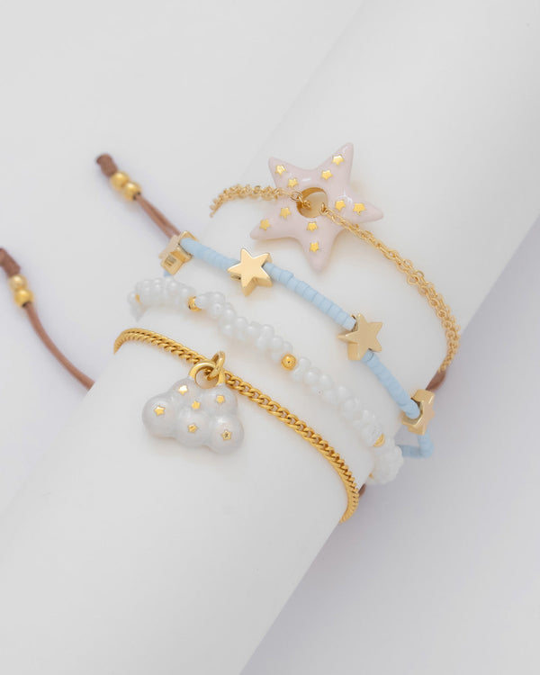 Set X4 Pulseras Estrella Nube