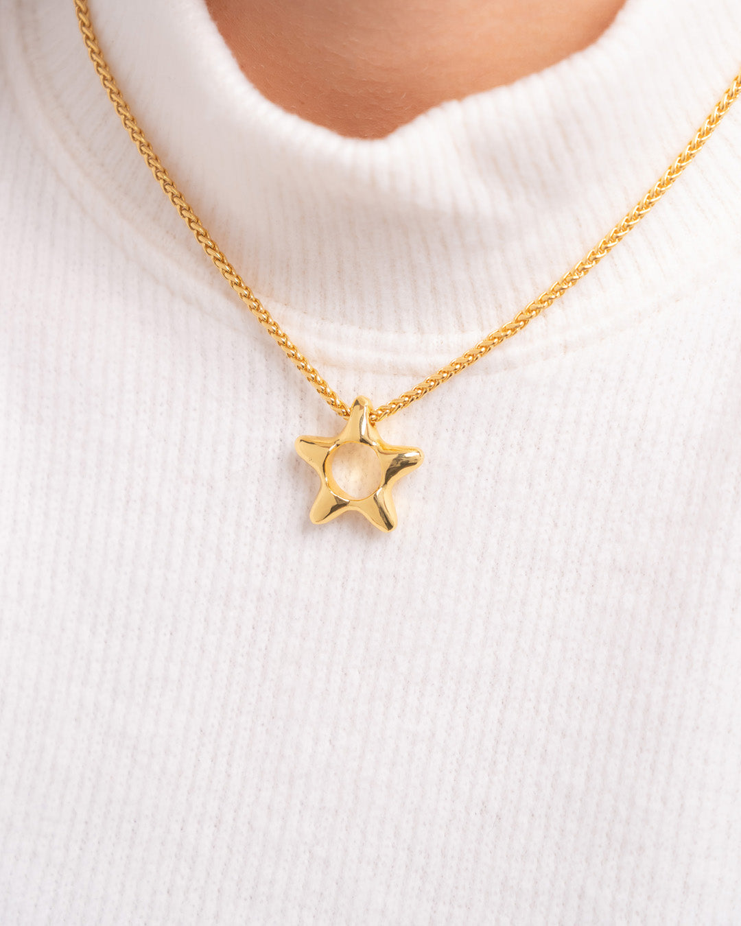 Collar Estrella Silueta Maxi