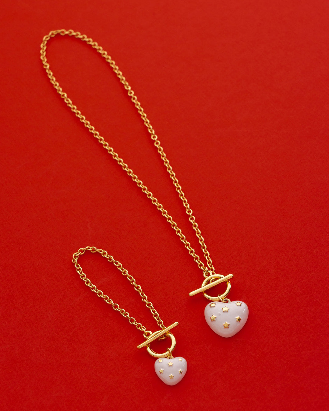 Collar Broche Corazón Estrella