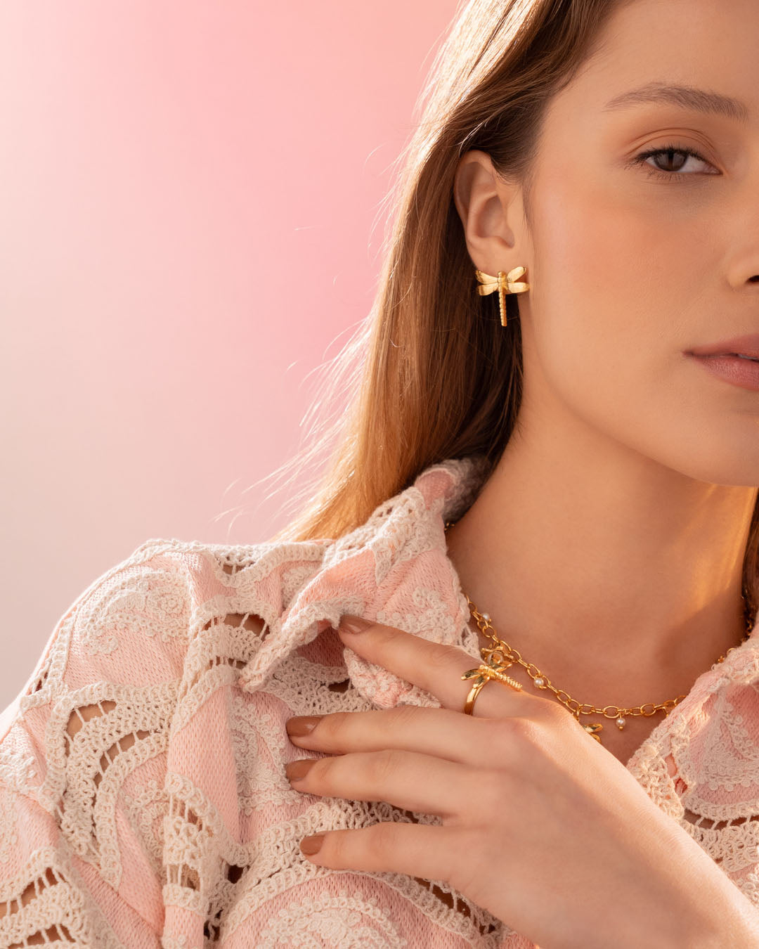 Aretes Libélula