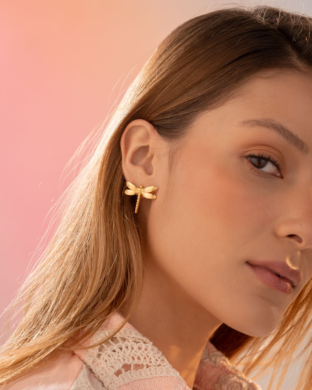 Aretes Libélula