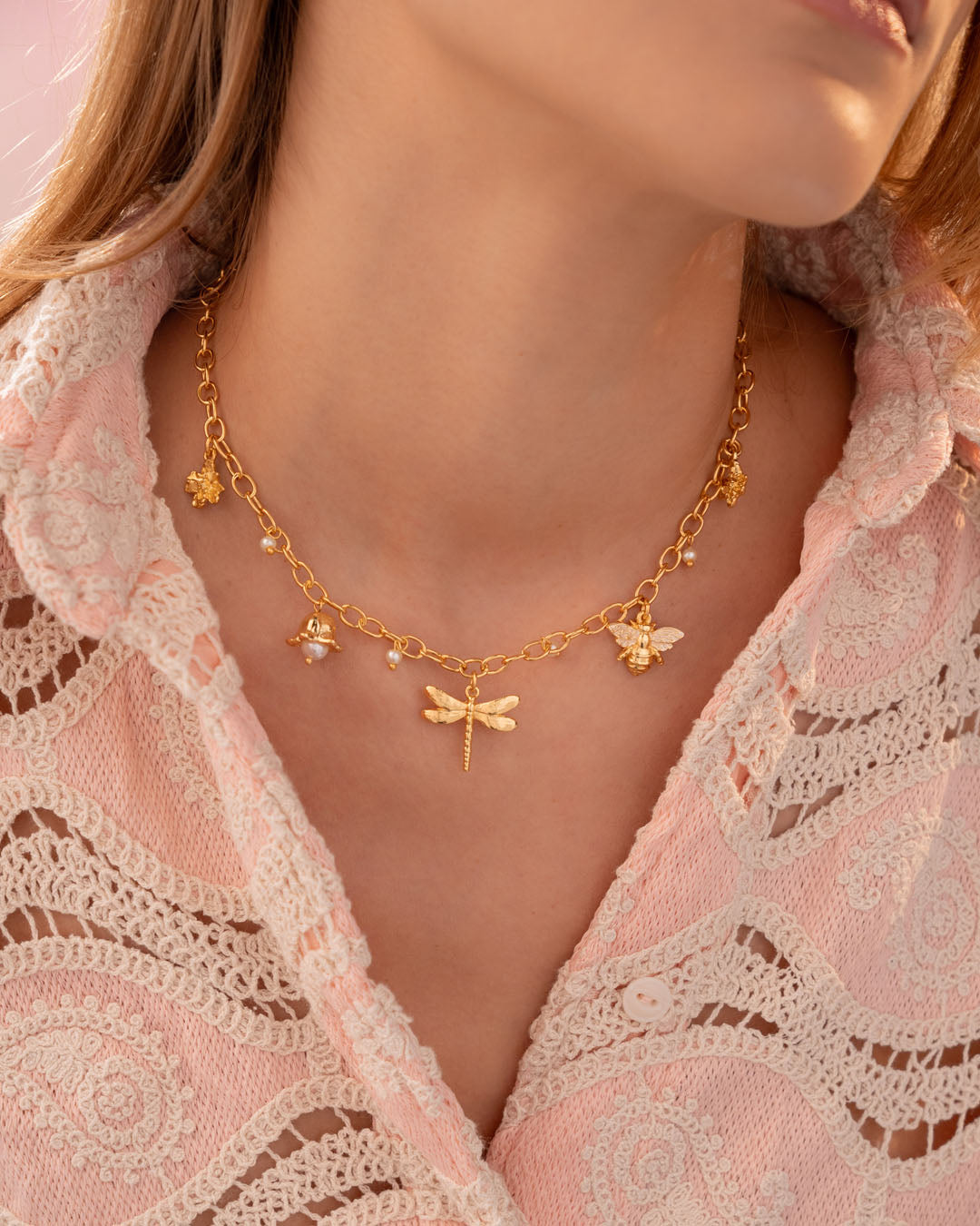 Collar Multicharms Primavera