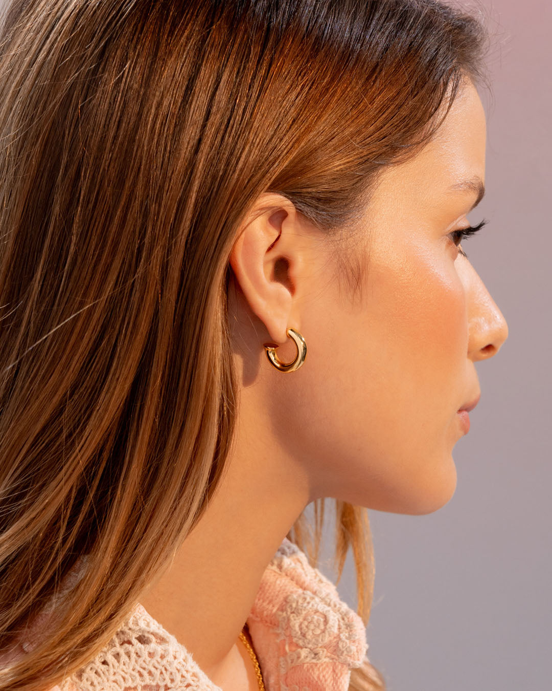 Aretes 2 En 1 Flor