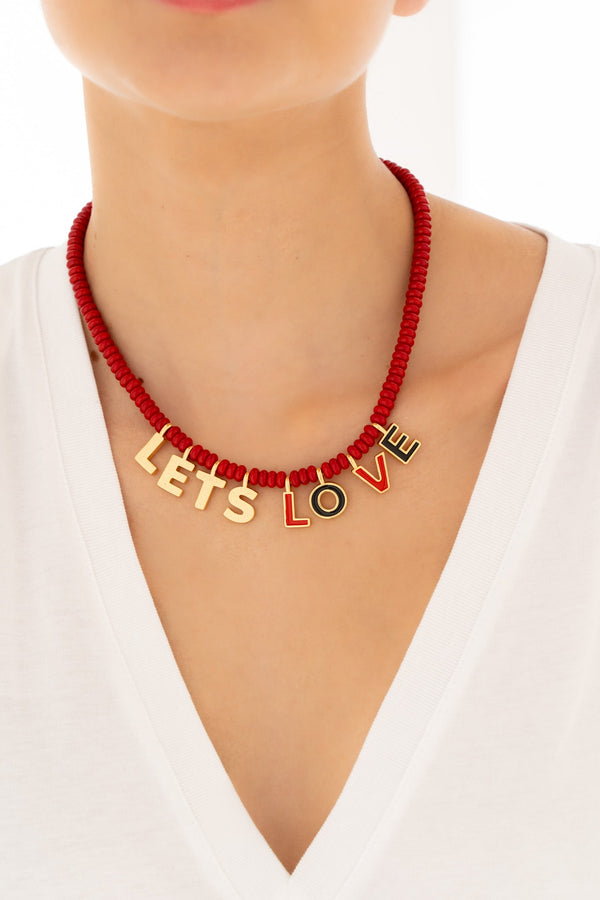 Collar Letras By Jose y Cami