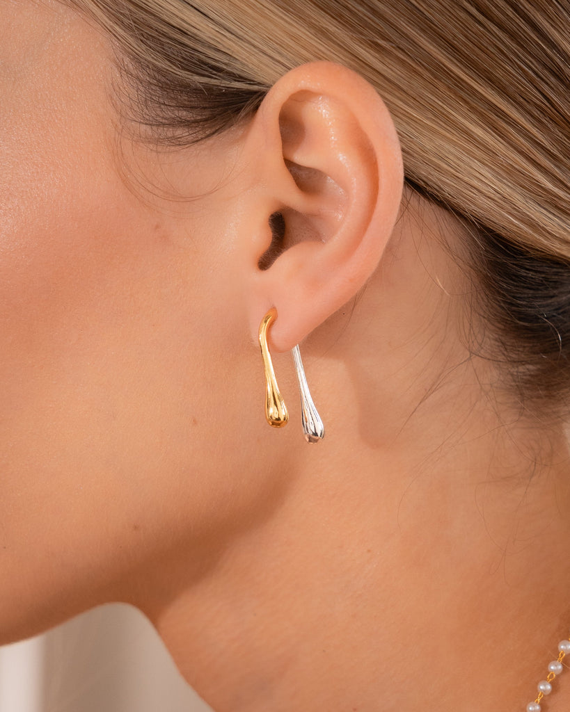 Aretes 2 En 1 Gota
