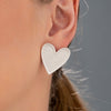 Aretes Corazón Silver