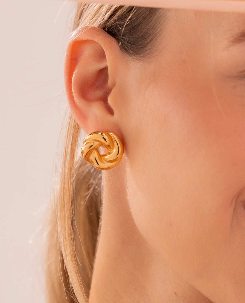 Aretes Enlazado Bold