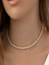 Choker Tejido De Perlas