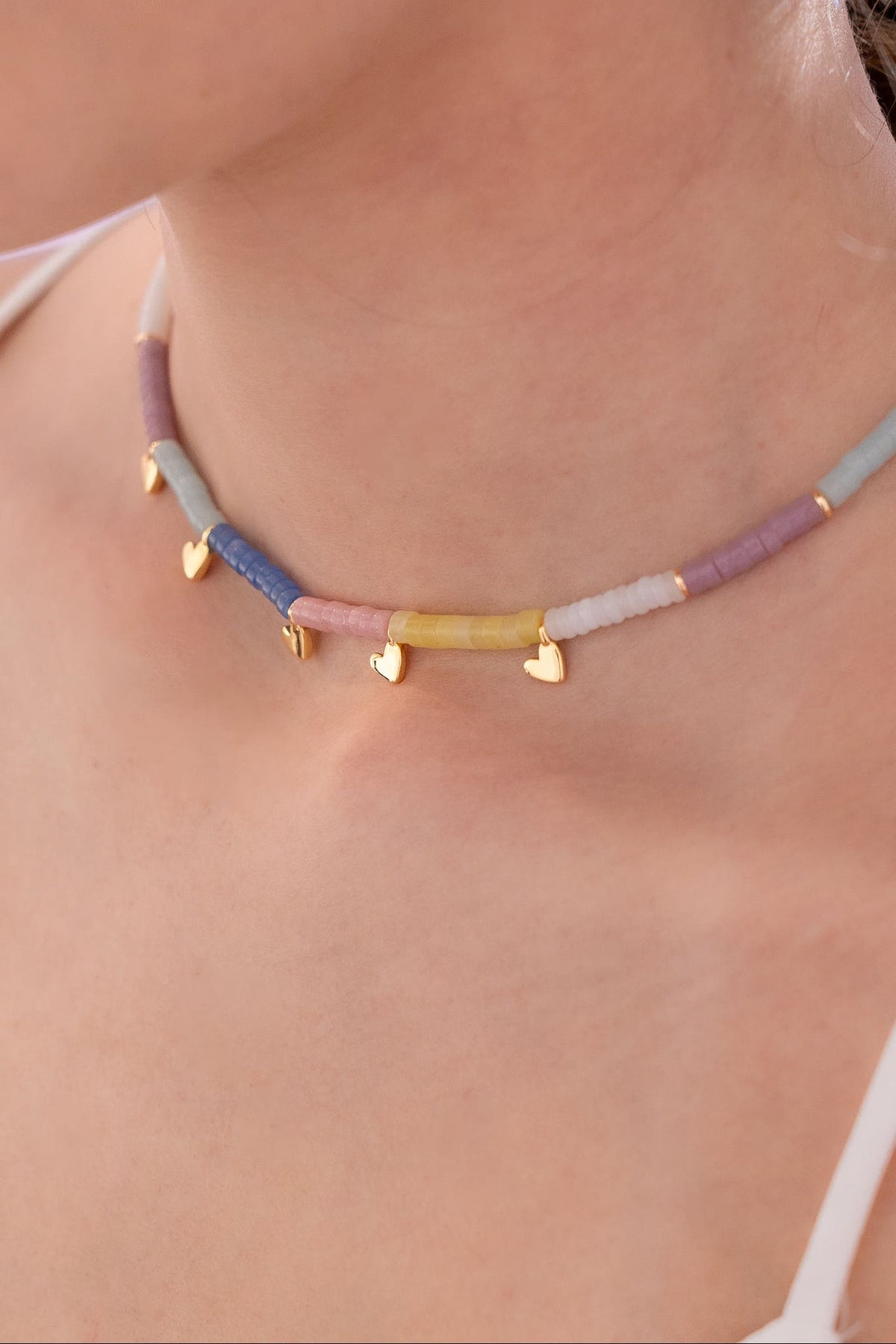 Choker Colores Ángeles + Aretes